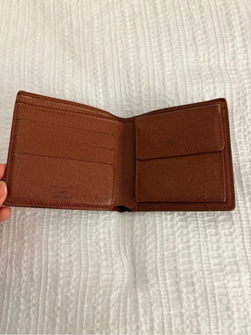 Louis Vuitton Monogram Canvas Card & Key Holder in Brown and Gold
